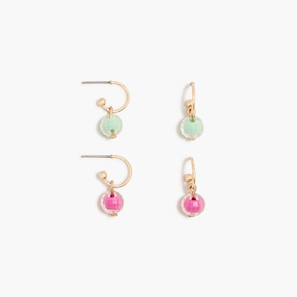 J. Crew Other - New girls JCrew beaded charm earring set
